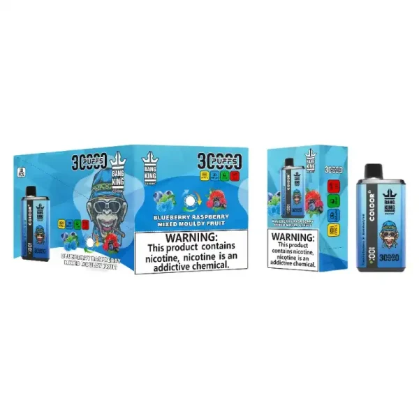 Bang King 30K (30000) Puffs New Double Flavor 0% 2% 3% 5% Nicotine LED Digital Display 36ml E-liquid Disposable Vape 5 Bang King 30K(30000) Puffs New Double Flavor 0% 2% 3% 5% Nicotine LED Digital Display 36ml E-liquid Disposable Vape