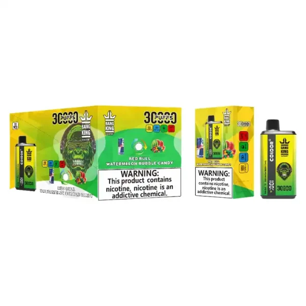 Bang King 30K (30000) Puffs New Double Flavor 0% 2% 3% 5% Nicotine LED Digital Display 36ml E-liquid Disposable Vape 7 Bang King 30K(30000) Puffs New Double Flavor 0% 2% 3% 5% Nicotine LED Digital Display 36ml E-liquid Disposable Vape