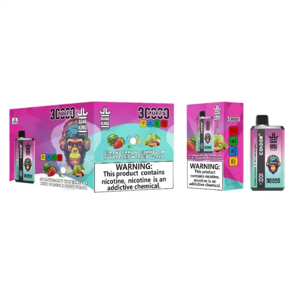 Bang King 30K (30000) Puffs New Double Flavor 0% 2% 3% 5% Nicotine LED Digital Display 36ml E-liquid Disposable Vape 12 Bang King 30K(30000) Puffs New Double Flavor 0% 2% 3% 5% Nicotine LED Digital Display 36ml E-liquid Disposable Vape