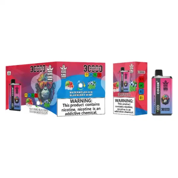 Bang King 30K (30000) Puffs New Double Flavor 0% 2% 3% 5% Nicotine LED Digital Display 36ml E-liquid Disposable Vape 13 Bang King 30K(30000) Puffs New Double Flavor 0% 2% 3% 5% Nicotine LED Digital Display 36ml E-liquid Disposable Vape