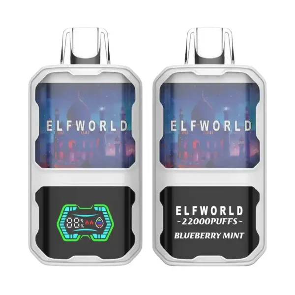 Elfworld AI 22K (22000) Puffs 3D Curved Screen 26ml E-liquid Capacity Adjustable Ariflow Display Screen Disposable Vape 10 Elfworld AI 22000 Puffs 3D Curved Screen 26ml e-liquid capacity Adjustable ariflow Display Screen Disposable Vape
