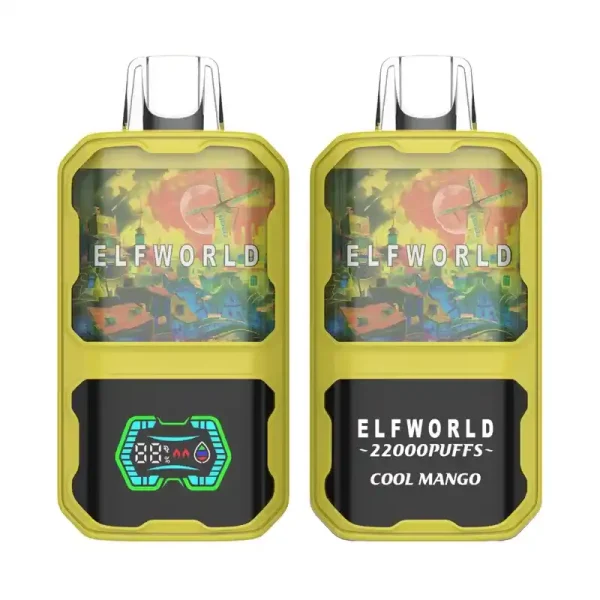 Elfworld AI 22K (22000) Puffs 3D Curved Screen 26ml E-liquid Capacity Adjustable Ariflow Display Screen Disposable Vape 9 Elfworld AI 22000 Puffs 3D Curved Screen 26ml e-liquid capacity Adjustable ariflow Display Screen Disposable Vape
