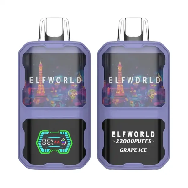 Elfworld AI 22K (22000) Puffs 3D Curved Screen 26ml E-liquid Capacity Adjustable Ariflow Display Screen Disposable Vape 8 Elfworld AI 22000 Puffs 3D Curved Screen 26ml e-liquid capacity Adjustable ariflow Display Screen Disposable Vape