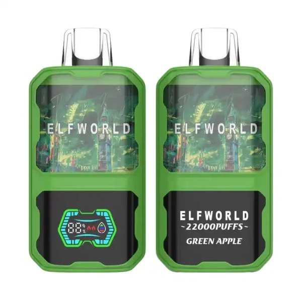 Elfworld AI 22K (22000) Puffs 3D Curved Screen 26ml E-liquid Capacity Adjustable Ariflow Display Screen Disposable Vape 7 Elfworld AI 22000 Puffs 3D Curved Screen 26ml e-liquid capacity Adjustable ariflow Display Screen Disposable Vape