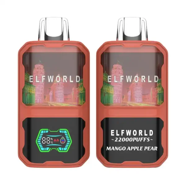 Elfworld AI 22K (22000) Puffs 3D Curved Screen 26ml E-liquid Capacity Adjustable Ariflow Display Screen Disposable Vape 6 Elfworld AI 22000 Puffs 3D Curved Screen 26ml e-liquid capacity Adjustable ariflow Display Screen Disposable Vape
