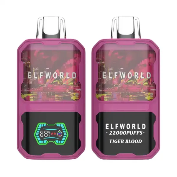 Elfworld AI 22K (22000) Puffs 3D Curved Screen 26ml E-liquid Capacity Adjustable Ariflow Display Screen Disposable Vape 3 Elfworld AI 22000 Puffs 3D Curved Screen 26ml e-liquid capacity Adjustable ariflow Display Screen Disposable Vape