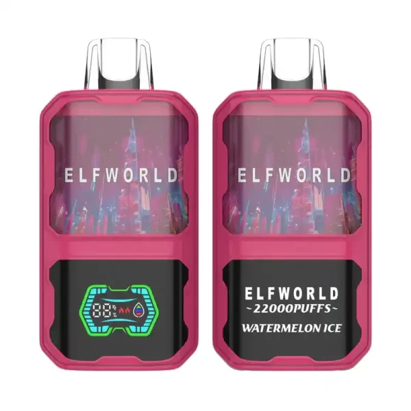 Elfworld AI 22K (22000) Puffs 3D Curved Screen 26ml E-liquid Capacity Adjustable Ariflow Display Screen Disposable Vape 2 Elfworld AI 22000 Puffs 3D Curved Screen 26ml e-liquid capacity Adjustable ariflow Display Screen Disposable Vape
