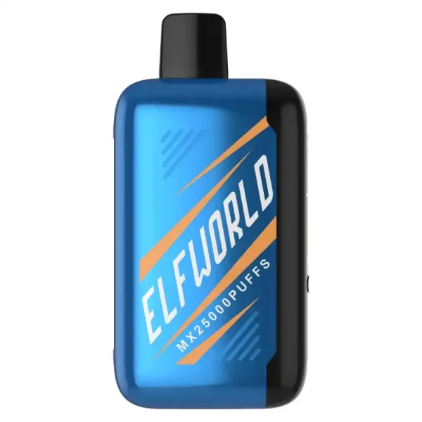 Elfworld MX 25K (25000) Puffs 0% 2% 3% 5% Nicotine 3D LCD Screen Display Disposable Vape 15 Elfworld MX25000 Puffs nicotine strengths: 0%, 2%, 3%, and 5% 3D LCD screen Display Disposable Vape