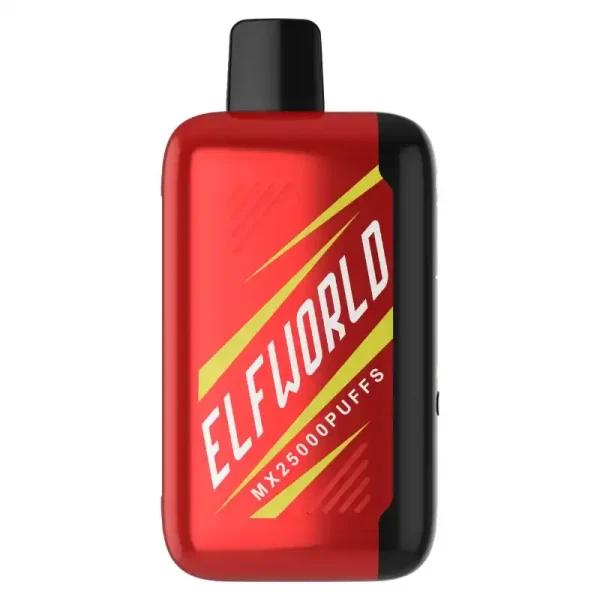 Elfworld MX 25K (25000) Puffs 0% 2% 3% 5% Nicotine 3D LCD Screen Display Disposable Vape 16 Elfworld MX25000 Puffs nicotine strengths: 0%, 2%, 3%, and 5% 3D LCD screen Display Disposable Vape