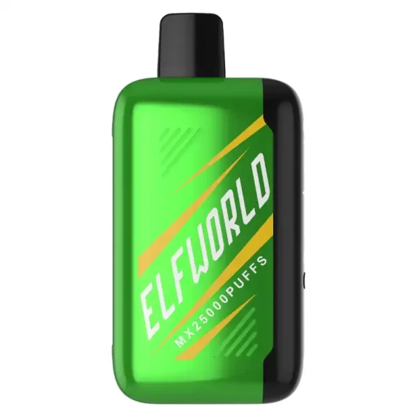 Elfworld MX 25K (25000) Puffs 0% 2% 3% 5% Nicotine 3D LCD Screen Display Disposable Vape 14 Elfworld MX25000 Puffs nicotine strengths: 0%, 2%, 3%, and 5% 3D LCD screen Display Disposable Vape