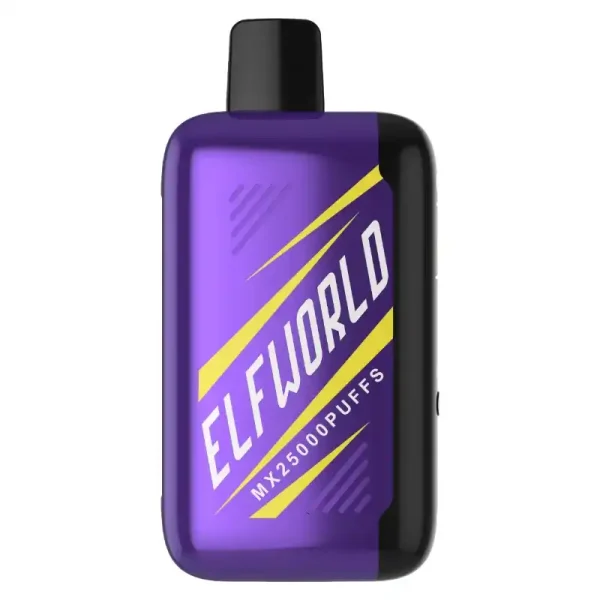 Elfworld MX 25K (25000) Puffs 0% 2% 3% 5% Nicotine 3D LCD Screen Display Disposable Vape 13 Elfworld MX25000 Puffs nicotine strengths: 0%, 2%, 3%, and 5% 3D LCD screen Display Disposable Vape