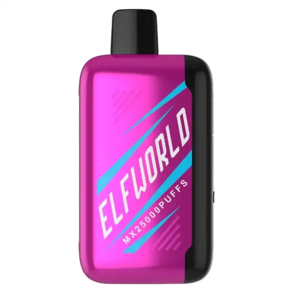 Elfworld MX 25K (25000) Puffs 0% 2% 3% 5% Nicotine 3D LCD Screen Display Disposable Vape 12 Elfworld MX25000 Puffs nicotine strengths: 0%, 2%, 3%, and 5% 3D LCD screen Display Disposable Vape