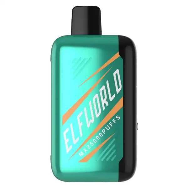 Elfworld MX 25K (25000) Puffs 0% 2% 3% 5% Nicotine 3D LCD Screen Display Disposable Vape 10 Elfworld MX25000 Puffs nicotine strengths: 0%, 2%, 3%, and 5% 3D LCD screen Display Disposable Vape