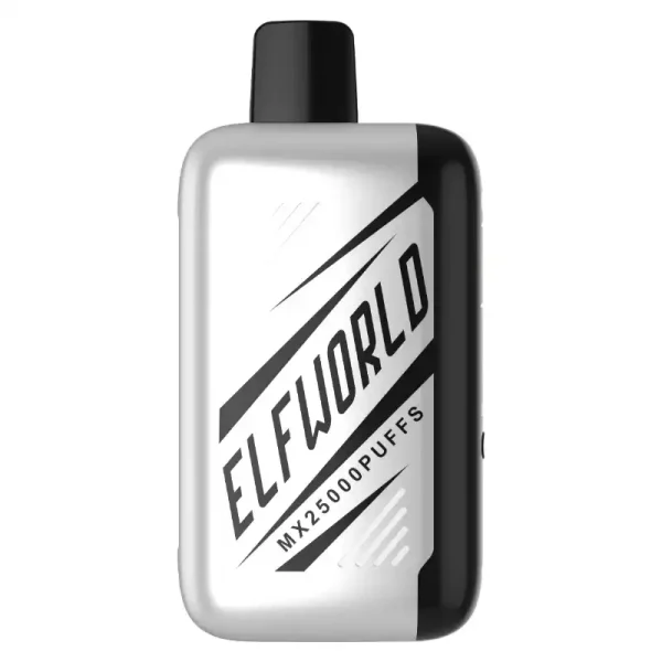 Elfworld MX 25K (25000) Puffs 0% 2% 3% 5% Nicotine 3D LCD Screen Display Disposable Vape 6 Elfworld MX25000 Puffs nicotine strengths: 0%, 2%, 3%, and 5% 3D LCD screen Display Disposable Vape