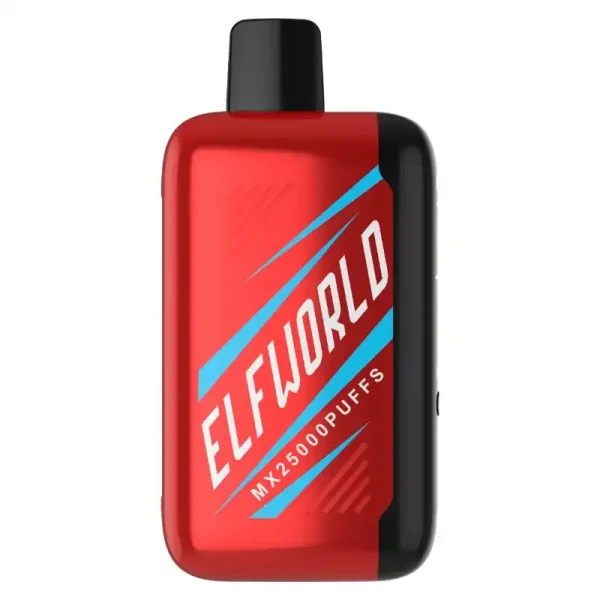 Elfworld MX 25K (25000) Puffs 0% 2% 3% 5% Nicotine 3D LCD Screen Display Disposable Vape 3 Elfworld MX25000 Puffs nicotine strengths: 0%, 2%, 3%, and 5% 3D LCD screen Display Disposable Vape