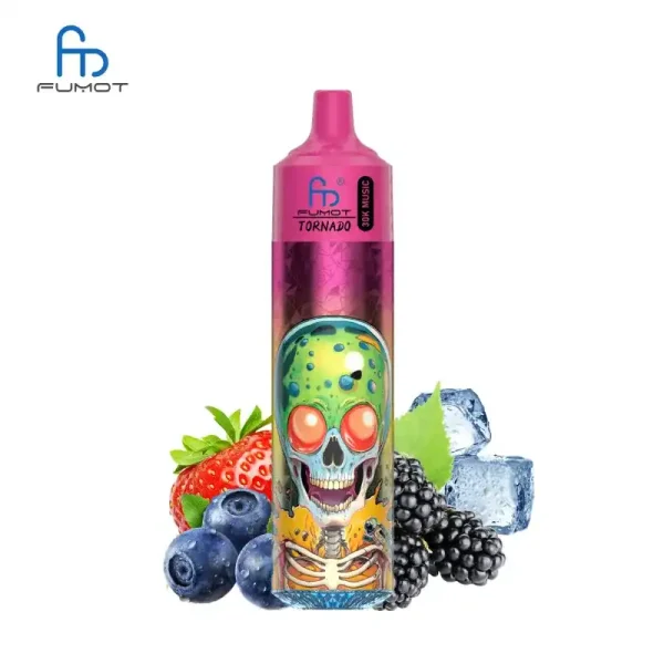 RandM Fumot Tornado 30K (300000) Puffs Music Lighting 2% 5% Nicotine Type-C Charging 30mL E-liquid Disposable Vape vapepod.cn