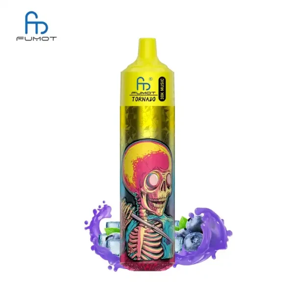 RandM Fumot Tornado 30K (300000) Puffs Music Lighting 2% 5% Nicotine Type-C Charging 30mL E-liquid Disposable Vape vapepod.cn