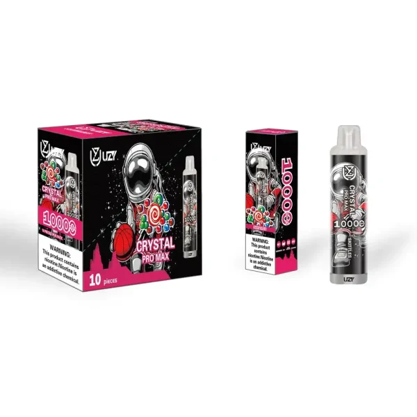 UZY Crystal Pro Max 10K (10000) Puffs 23.0ML E-Liquid 650mAh Battery Rechargeable 2%-5% Nicotine Disposable Vape 54 UZY Crystal Pro Max 10K (10000) Puffs 16.0ML E-Liquid 650mAh Battery Rechargeable 2%-5% Nicotine Disposable Vape