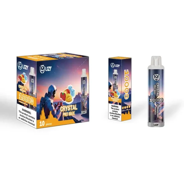 UZY Crystal Pro Max 10K (10000) Puffs 23.0ML E-Liquid 650mAh Battery Rechargeable 2%-5% Nicotine Disposable Vape 50 UZY Crystal Pro Max 10K (10000) Puffs 16.0ML E-Liquid 650mAh Battery Rechargeable 2%-5% Nicotine Disposable Vape