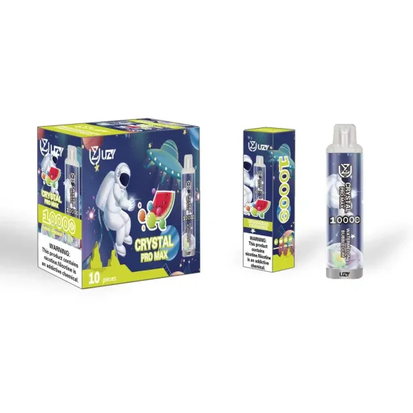 UZY Crystal Pro Max 10K (10000) Puffs 23.0ML E-Liquid 650mAh Battery Rechargeable 2%-5% Nicotine Disposable Vape 45 UZY Crystal Pro Max 10K (10000) Puffs 16.0ML E-Liquid 650mAh Battery Rechargeable 2%-5% Nicotine Disposable Vape