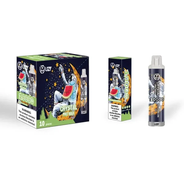 UZY Crystal Pro Max 10K (10000) Puffs 23.0ML E-Liquid 650mAh Battery Rechargeable 2%-5% Nicotine Disposable Vape 44 16.0ML E-Liquid 650mAh Battery Rechargeable 2%-5% Nicotine Disposable Vape